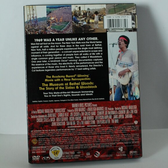 Woodstock: Three Days of Peace & Music (Two-Disc 40th Anniversary - Picture 2 of 2
